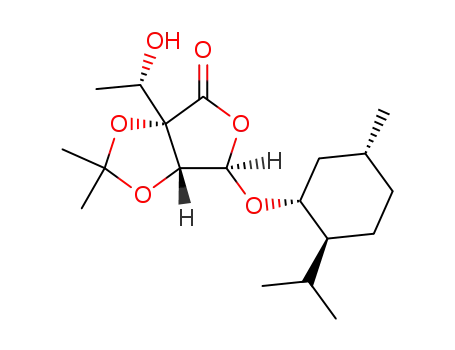 (3S,4R,5R)-3-[(S)-1-hydroxyethyl]-5-{(1R,2S,5R)-[2-isopropyl-5-methylcyclohexyl]oxy}-3,4-(isopropylidenedioxy)-4,5-dihydro-3H-furan-2-one