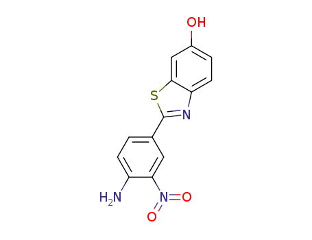 Molecular Structure of 1448780-05-9 (2-(4'-amino-3-nitrophenyl)-6-hydroxybenzothiazole)
