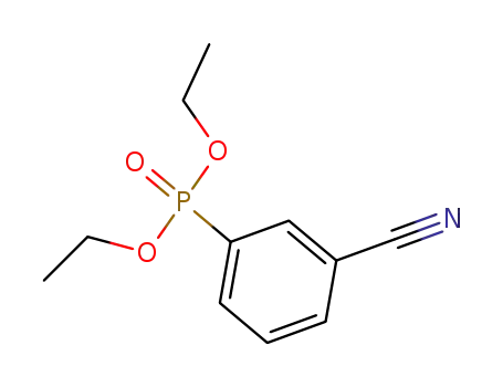 Molecular Structure of 85915-09-9 ((3-CYANO-PHENYL)-PHOSPHONIC ACID DIETHYL ESTER)