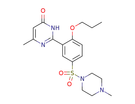 6-methyl-2-(5-((4-methylpiperazin-1-yl)sulfonyl)-2-propoxyphenyl)pyrimidin-4(3H)-one