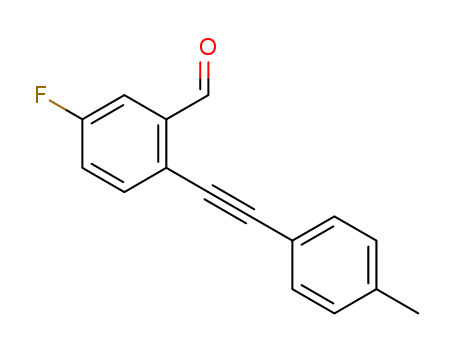 5-fluoro-2-(p-tolylethynyl)benzaldehyde