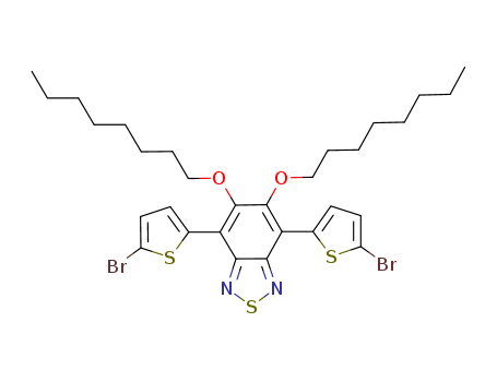 4,7-bis(5-bromothiophen-2-yl)5,6-bis(octyloxy)benzo-2,1,3- thiadiazole
