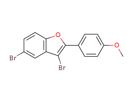 Benzofuran, 3,5-dibromo-2-(4-methoxyphenyl)-