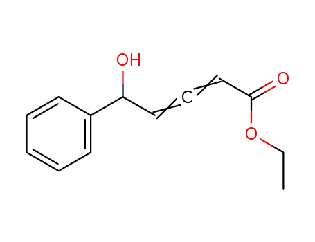 Molecular Structure of 1403959-51-2 (ethyl 5-hydroxy-5-phenylpenta-2,3-dienoate)