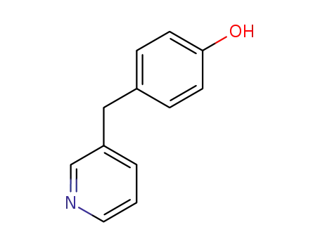 Molecular Structure of 75987-20-1 (3-(4'-Hydroxybenzyl)pyridine)