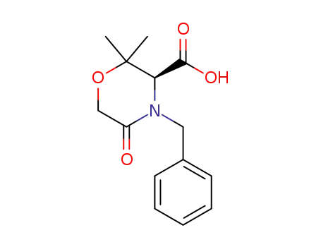 (S)-4-benzyl-2,2-dimethyl-5-oxomorpholine-3-carboxylic acid