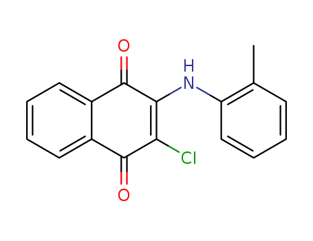 1,4-Naphthalenedione,2-chloro-3-[(2-methylphenyl)amino]- cas  64530-59-2