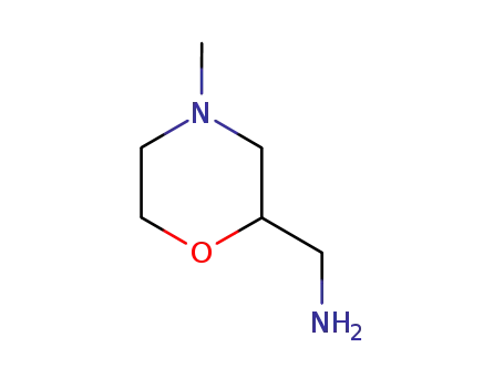 Molecular Structure of 141814-57-5 ((4-Methylmorpholin-2-yl)methanamine)