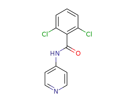 Molecular Structure of 113204-35-6 (Benzamide, 2,6-dichloro-N-4-pyridinyl-)