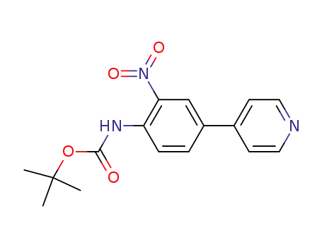 (2-nitro-4-pyridin-4-yl-phenyl)-carbamic acid tert.-butyl ester