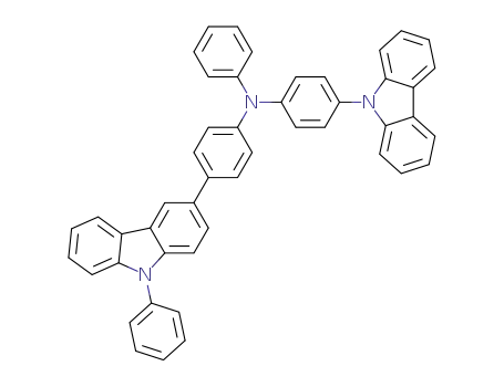 Molecular Structure of 1246637-79-5 (4-(9H-carbazol-9-yl)-4'-(9-phenyl-9H-carbazol-3-yl)triphenylamine)