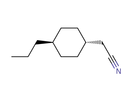 trans-4-propyl-1-(cyanomethyl)cyclohexane