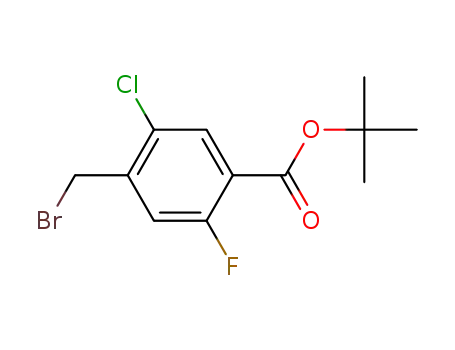 tert-butyl 5-chloro-4-(bromomethyl)-2-fluorobenzoate