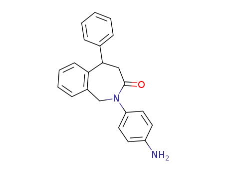 2-(4-aminophenyl)-5-phenyl-1,2,4,5-tetrahydro-2-benzazepin-3-one