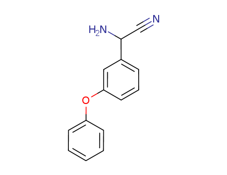 Molecular Structure of 105744-03-4 (Benzeneacetonitrile, a-amino-3-phenoxy-)