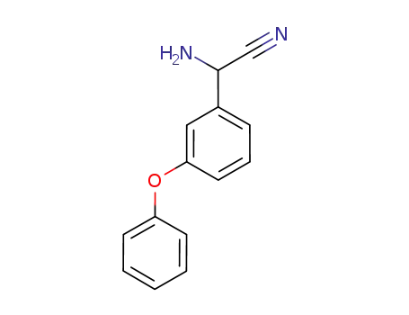 Molecular Structure of 105744-03-4 (Benzeneacetonitrile, a-amino-3-phenoxy-)
