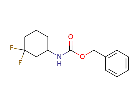 Molecular Structure of 921602-76-8 (benzyl N-(3,3-difluorocyclohexyl)carbaMate)