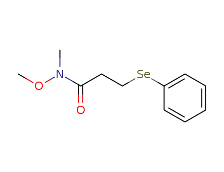 N-methoxy-N-methyl-3-(phenylselanyl)propanamide