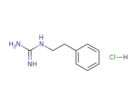 Molecular Structure of 2235-99-6 (Guanidine, (2-phenylethyl)-, monohydrochloride)