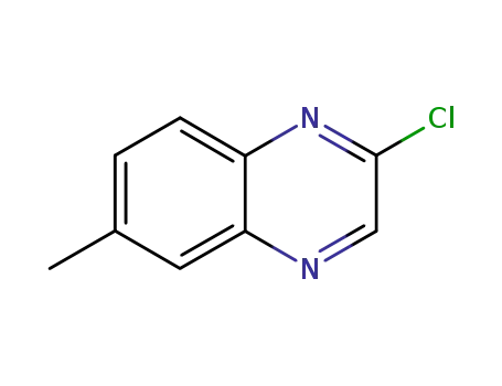 Molecular Structure of 55687-00-8 (Quinoxaline,  2-chloro-6-methyl-)