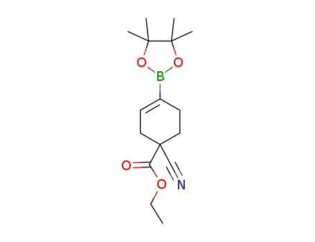 ethyl 1-cyano-4-(4,4,5,5-tetramethyl-1,3,2-dioxaborolan-2-yl)cyclohex-3-enecarboxylate
