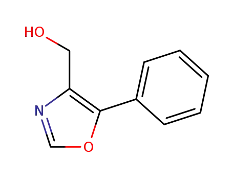 Molecular Structure of 352018-88-3 (5-Phenyl-1,3-oxazole-4-methanol)