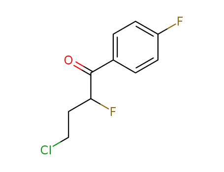 1-Butanone, 4-chloro-2-fluoro-1-(4-fluorophenyl)- (9CI)