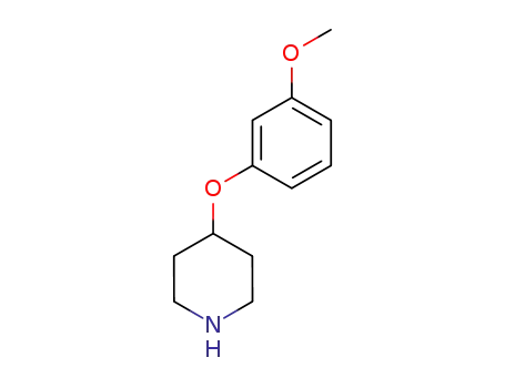Molecular Structure of 162402-37-1 (4-(3-METHOXYPHENOXY)PIPERIDINE)