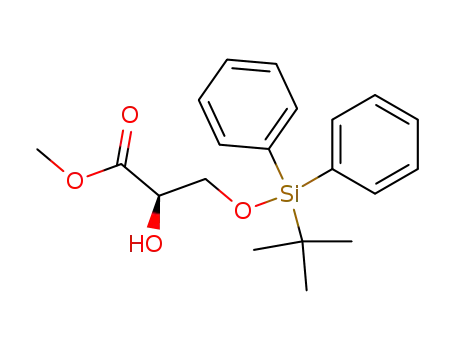 Propanoic acid, 3-[[(1,1-dimethylethyl)diphenylsilyl]oxy]-2-hydroxy-,
methyl ester, (R)-