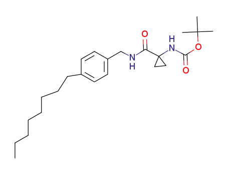 tert-butyl (1-((4-octylbenzyl)carbamoyl)cyclopropyl)carbamate