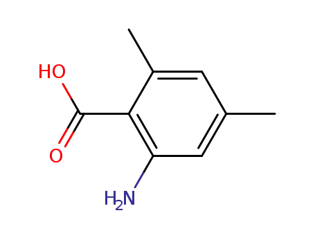 Molecular Structure of 90321-33-8 (2-amino-4,6-dimethylbenzoic acid)