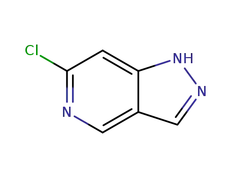 Molecular Structure of 1206979-33-0 (6-Chloro-1H-pyrazolo[4,3-c]pyridine)