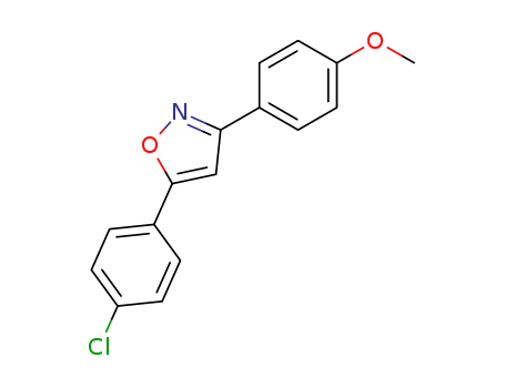 Isoxazole,5-(4-chlorophenyl)-3-(4-methoxyphenyl)- cas  24097-20-9