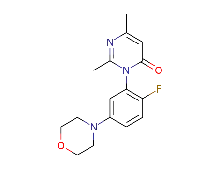 3-(2-fluoro-5-morpholinophenyl)-2,6-dimethylpyrimidine-4(3H)-one