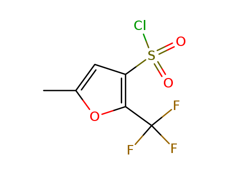 5-Methyl-2-(trifluoromethyl)-3-furansulfonylchloride