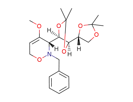 (3R,4'S,5'R,4''R)-2-benzyl-3-(2',2',2'',2''-tetramethyl-[4',4'']bi[[1,3]dioxolanyl]-5'-yl)-4-methoxy-3,6-dihydro-2H-1,2-oxazine