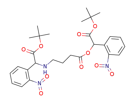 2-(tert-butoxy)-1-(2-nitrophenyl)-2-oxoethyl 4-((2-(tert-butoxy)-1-(2-nitrophenyl)-2-oxoethyl)amino)butanoate