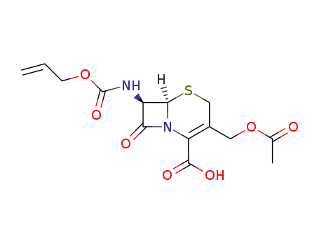 7-(allyloxycarbonylamino)cephalosporanic acid
