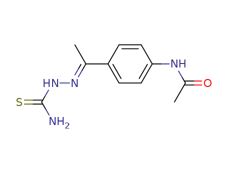 Molecular Structure of 7441-55-6 (1-[1-[4-(Acetylamino)phenyl]ethylidene]thiosemicarbazide)