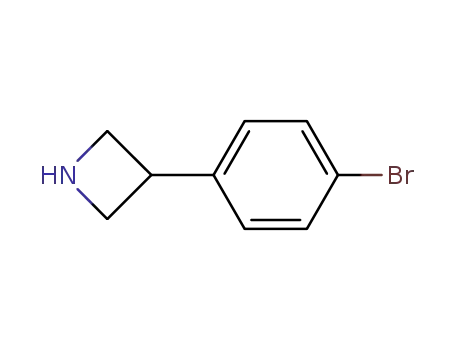 Molecular Structure of 7215-01-2 (3-(4-bromophenyl)azetidine)