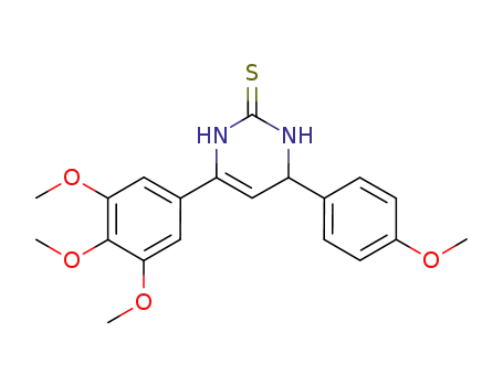 4-(4-methoxyphenyl)-6-(3,4,5-trimethoxyphenyl)-3,4-dihydropyrimidine-2(1H)-thione