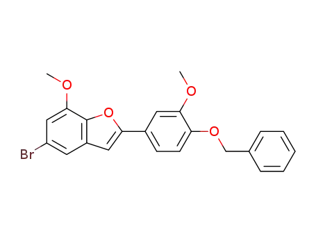 2-[4-(benzyloxy)-3-methoxyphenyl]-5-bromo-7-methoxybenzofuran