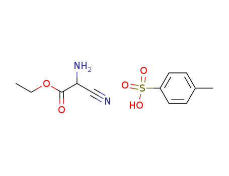 Acetic acid, aminocyano-, ethyl ester, mono (4-methylbenzenesulfonate)