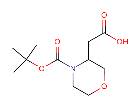4-N-Boc-morpholine-3-acetic acid cas no. 859155-89-8 98%
