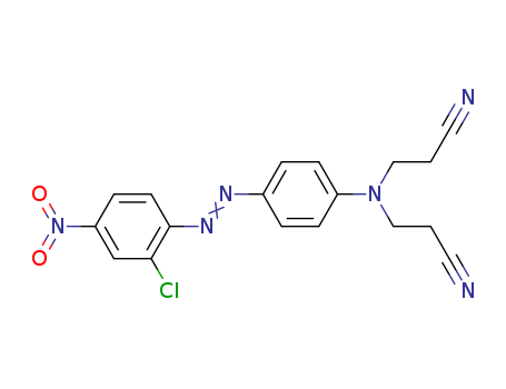 3-[4-[(2-chloro-4-nitrophenyl)diazenyl]-N-(2-cyanoethyl)anilino]propanenitrile