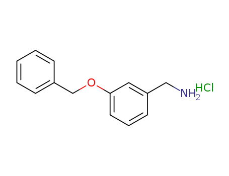 Molecular Structure of 104566-41-8 ((3-(Benzyloxy)phenyl)methanamine hydrochloride)