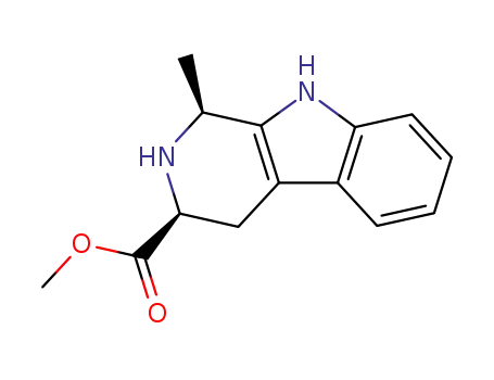 1H-Pyrido[3,4-b]indole-3-carboxylic acid, 2,3,4,9-tetrahydro-1-methyl-,
methyl ester, (1S,3S)-