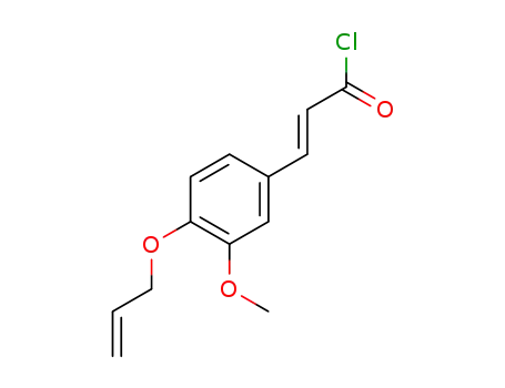 (E)-3-methoxy-4-allyloxycinnamoyl chloride