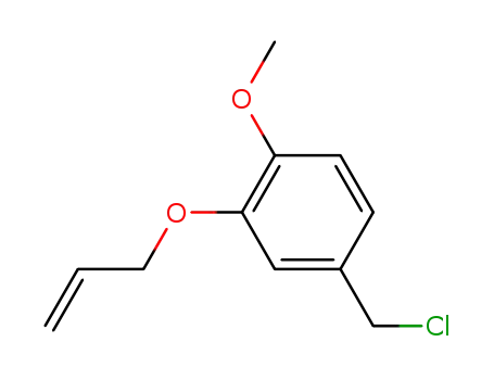 Molecular Structure of 329008-88-0 (2-allyloxy-4-chloromethyl-1-methoxy-benzene)