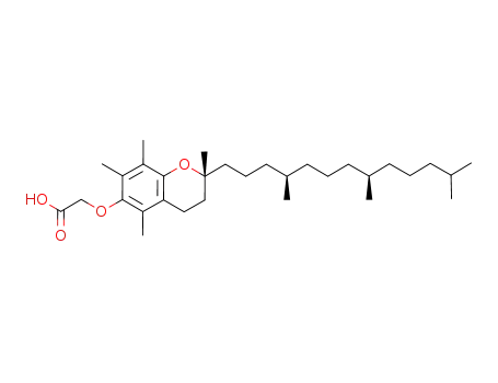 Molecular Structure of 261929-52-6 (Acetic acid,
[[(2R)-3,4-dihydro-2,5,7,8-tetramethyl-2-[(4R,8R)-4,8,12-trimethyltridec
yl]-2H-1-benzopyran-6-yl]oxy]-)